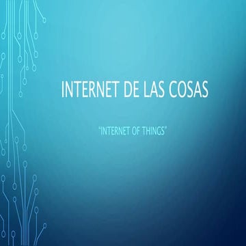Internet de las cosas