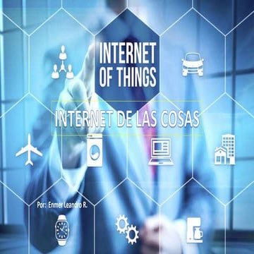 INTERNET DE LAS COSAS (IoT)