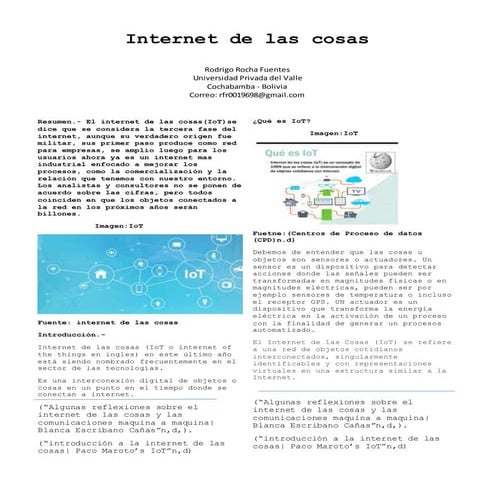 el internet de las cosas | PDF