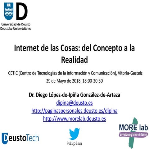 Internet de las Cosas: del Concepto a la Realidad