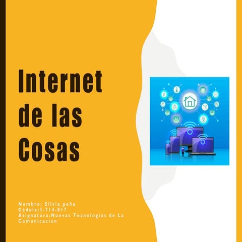 Power Point sobre el Internet de las cosas | PPTX