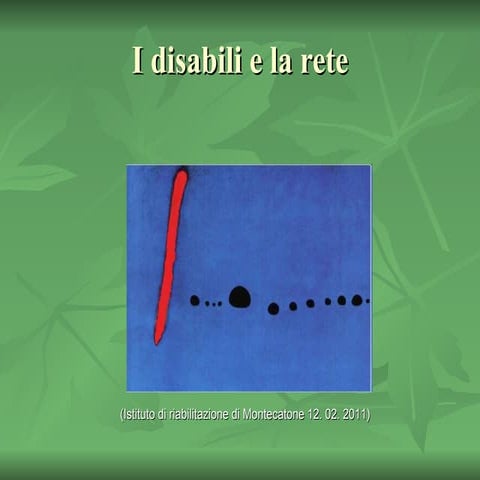 Internet e disabilità