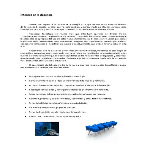 Internet en la Docencia