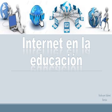 Internet en la educación