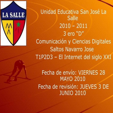 Internet en siglo 21- SALTOS JOSE