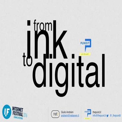 Pundit @Internet festival 2016