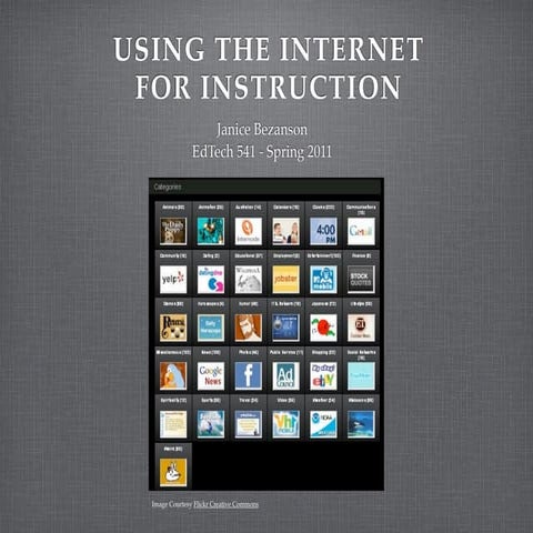 Internet for instruction 541