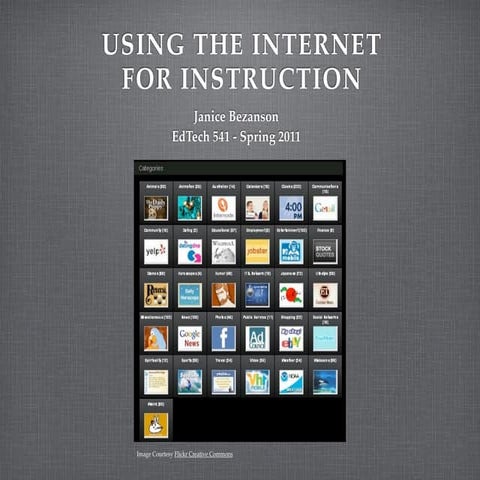 Internet for instruction 541