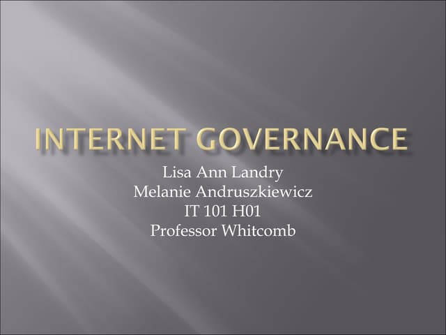 Internetgovernance