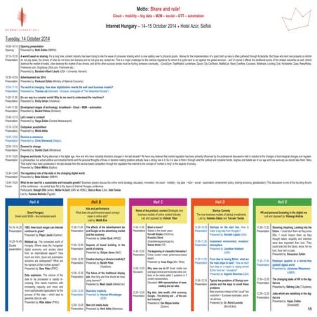 Internet hungary and cee conference program-internet-hungary-2014