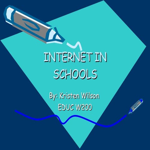 Internet In Schools