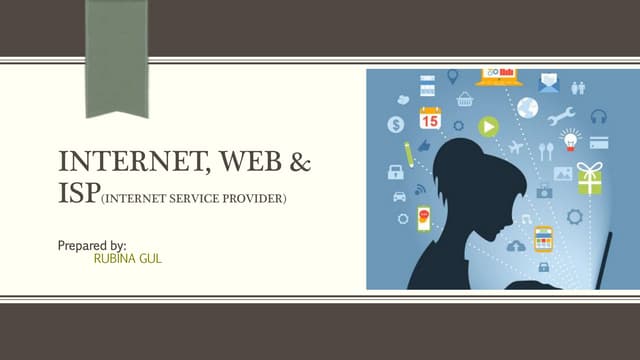 Internet, isp &amp; web