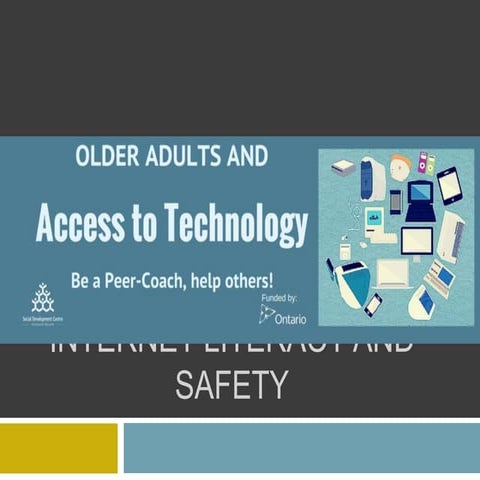 Internet literacy and safety