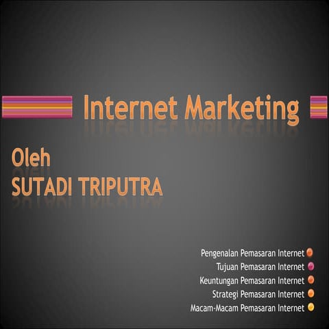 Handout / Modul Internet Marketing | PDF