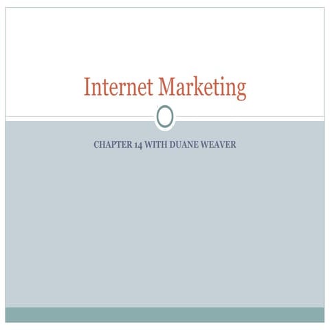 Internet marketing   c
