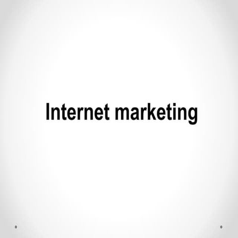 Internet marketing - Damir Podhorski