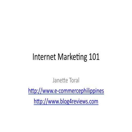 E-Mail Marketing, Internet Advertising, Blog Marketing, Social Media Marketin...