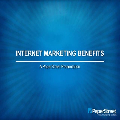 Internet marketingbenefits