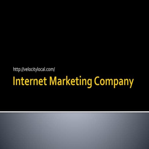Internet marketing company