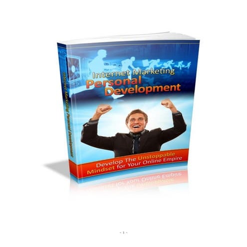 Internet marketing personal development