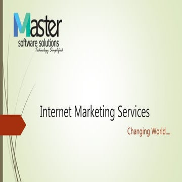 Internet Marketing Services