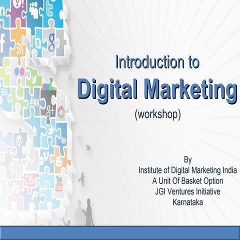 Internet marketing workshop bangalore