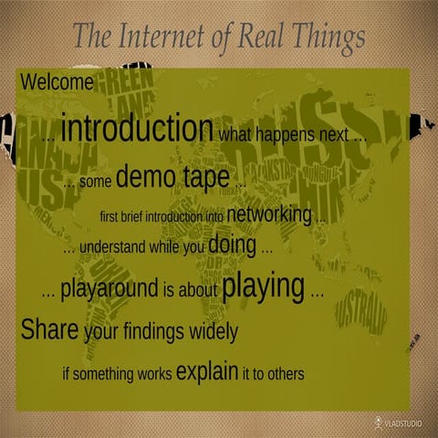 playaround workshop 2010 - internet of the real things