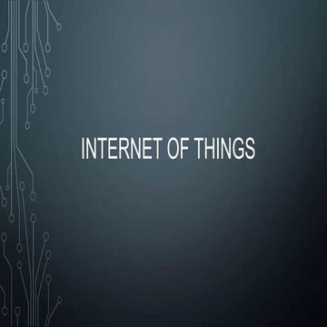 Internet of things