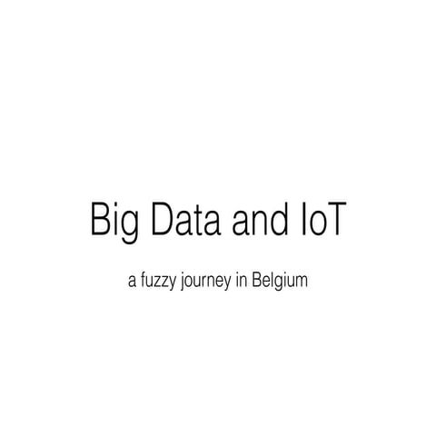Big Data and Internet of Things | PDF