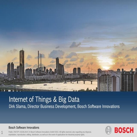 Dirk Slama Keynote on the Internet of Things