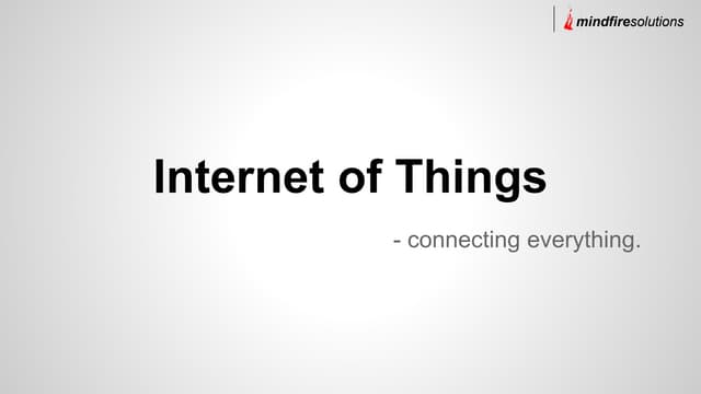 Internet Of Things (IOT)