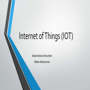 Trend & challenges Internet of Things | PDF