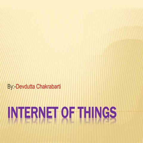 Internet of things
