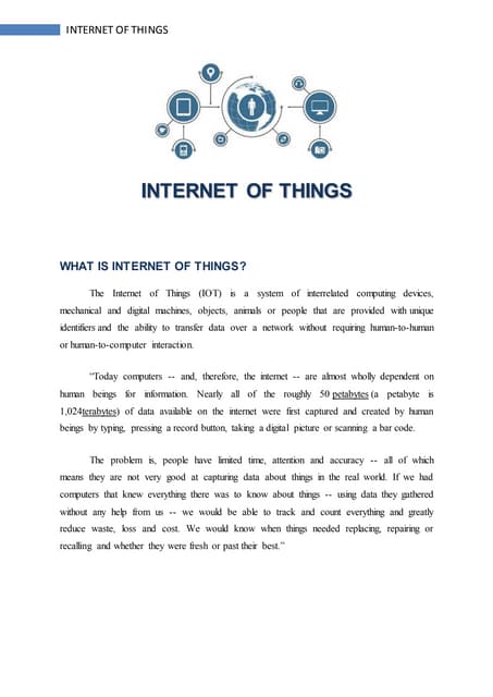 Internet of things New Version 2017 Document
