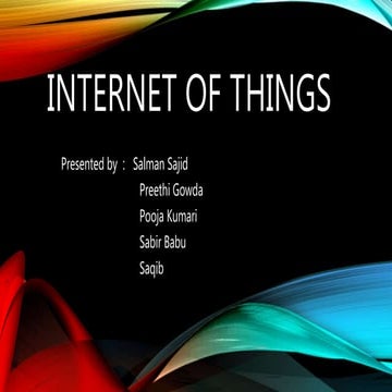 Internet of things