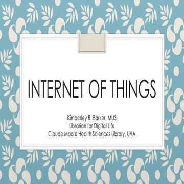 Internet of things