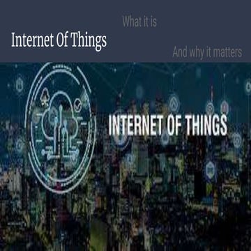 Internet of things