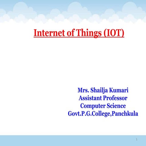 Internet of things