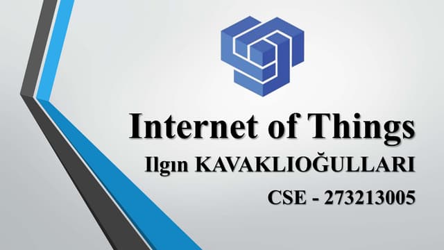 Internet of Things (IoT) - IK
