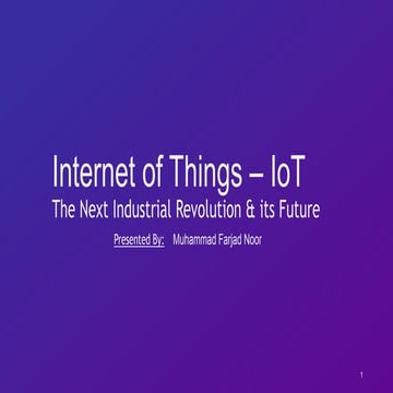 Internet of Things - IoT