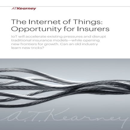 Internet of things   opportunity for insurers