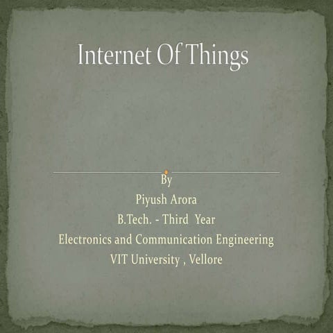 Internet of Things