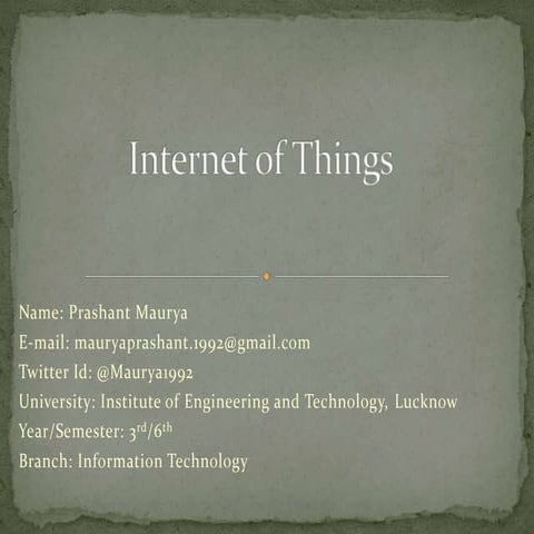Internet of Things