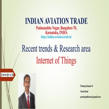 Internet of things by Mr.Pradeep_Kumar