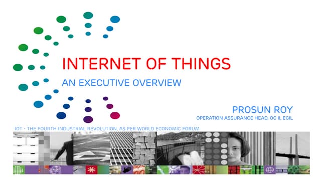 Internet of things executive overview