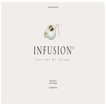 Internet of Things [infusion   5th september 2014]