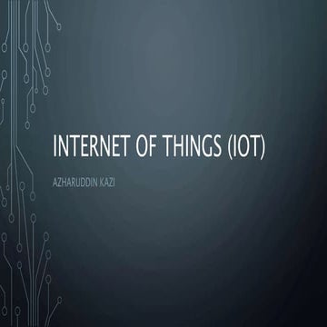 Internet of things (iot)