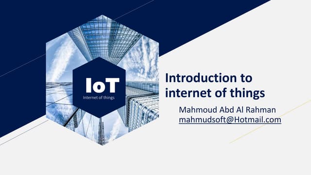 Internet of things