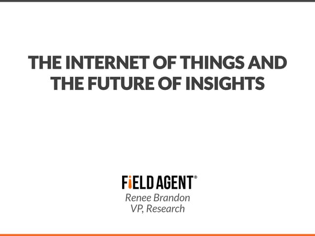 The Internet of Things and the Futu...
