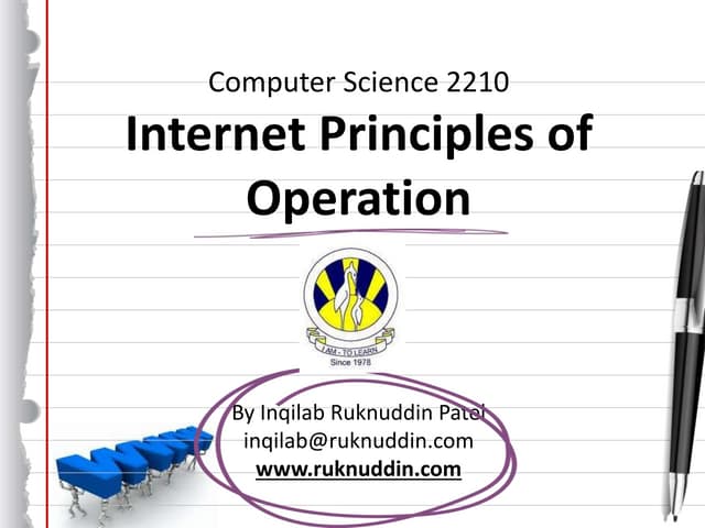 Internet principles of operation